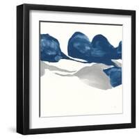 Sapphire and Gray II-Chris Paschke-Framed Art Print