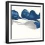 Sapphire and Gray II-Chris Paschke-Framed Art Print