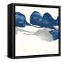 Sapphire and Gray II-Chris Paschke-Framed Stretched Canvas