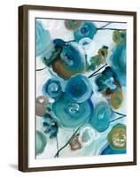 Sapphire Blooms II-Cat Tesla-Framed Giclee Print