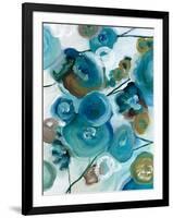 Sapphire Blooms II-Cat Tesla-Framed Giclee Print