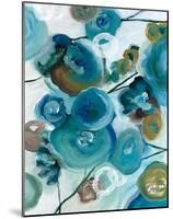 Sapphire Blooms II-Cat Tesla-Mounted Giclee Print