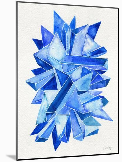 Sapphire-Cat Coquillette-Mounted Giclee Print