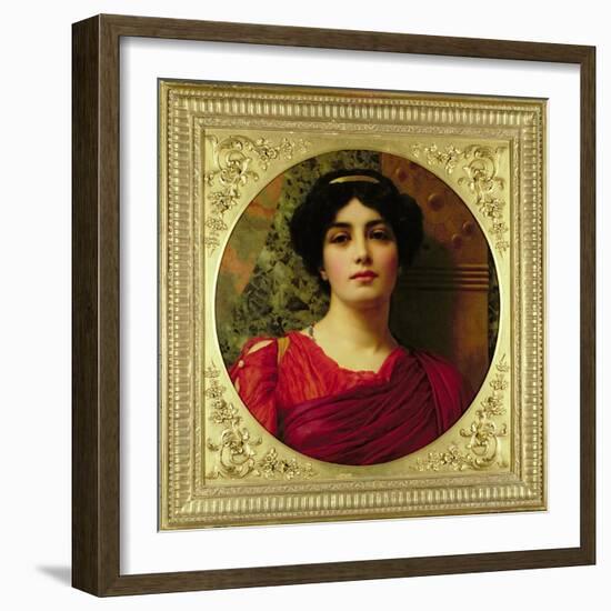 Sappho, 1903-John William Godward-Framed Giclee Print