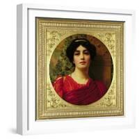 Sappho, 1903-John William Godward-Framed Giclee Print