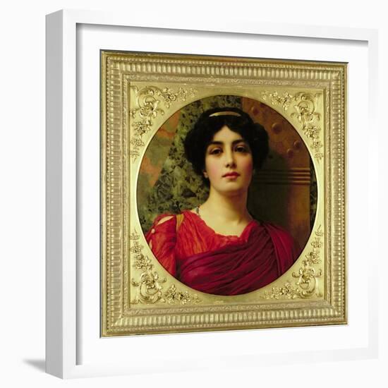 Sappho, 1903-John William Godward-Framed Giclee Print