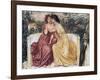 Sappho and Erinna in a Garden at Mytilene-Simeon Solomon-Framed Giclee Print