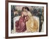 Sappho and Erinna in a Garden at Mytilene-Simeon Solomon-Framed Giclee Print
