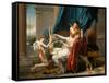 Sappho and Phaon, 1809-Jacques Louis David-Framed Stretched Canvas