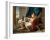 Sappho and Phaon, 1809-Jacques Louis David-Framed Giclee Print