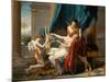 Sappho and Phaon, 1809-Jacques Louis David-Mounted Giclee Print