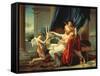 Sappho and Phaon, 1809-Jacques Louis David-Framed Stretched Canvas