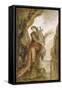 Sappho on the Cliff-Gustave Moreau-Framed Stretched Canvas