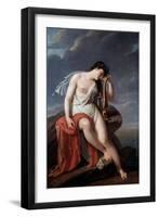 Sappho on the Lefkada's Cliff, Early 19th Century-Pierre Narcisse Guerin-Framed Giclee Print