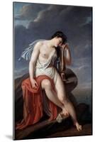 Sappho on the Lefkada's Cliff, Early 19th Century-Pierre Narcisse Guerin-Mounted Giclee Print