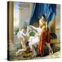 Sappho, Phaon and Cupid, 1809-Jacques-Louis David-Stretched Canvas