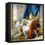 Sappho, Phaon and Cupid, 1809-Jacques-Louis David-Framed Stretched Canvas