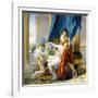 Sappho, Phaon and Cupid, 1809-Jacques-Louis David-Framed Giclee Print