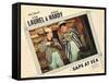 Saps at Sea, US Lobbycard, L-R: Stan Laurel, Oliver Hardy, 1940-null-Framed Stretched Canvas