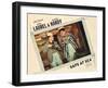 Saps at Sea, US Lobbycard, L-R: Stan Laurel, Oliver Hardy, 1940-null-Framed Art Print