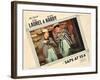 Saps at Sea, US Lobbycard, L-R: Stan Laurel, Oliver Hardy, 1940-null-Framed Art Print