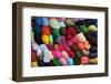 Saquisili Market, Balls of Dyed Yarn for Sale, Wool, Saquisili, Cotopaxi Province, Ecuador-John Coletti-Framed Photographic Print