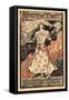 Sara Bernhardt as Joan of Arc-Alphonse Mucha-Framed Stretched Canvas