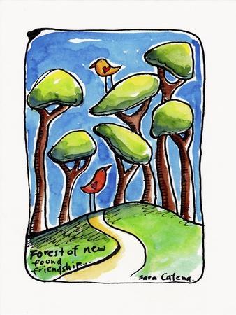 Watercolour Planet - Friendship Forest