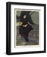 Sara Crewe is Sent to the Attic Now That There's No Money for Her Schooling-Ethel Franklin Betts-Framed Art Print