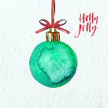 Merry and Bright Ornament-Sara Elizabeth-Art Print