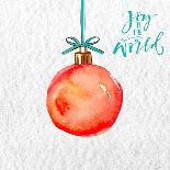 Merry and Bright Ornament-Sara Elizabeth-Art Print