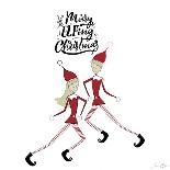 Merry Elfing Christmas 2-Sara Elizabeth-Framed Art Print