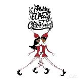 Merry Elfing Christmas 2-Sara Elizabeth-Mounted Art Print