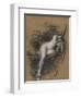 Sara, la Baigneuse-Jean Jacques Henner-Framed Giclee Print