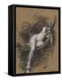 Sara, la Baigneuse-Jean Jacques Henner-Framed Stretched Canvas