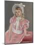 Sara Seated, Leaning on Her Left Hand-Mary Cassatt-Mounted Giclee Print