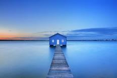 Sunrise over the Matilda Bay Boathouse in the Swan River in Perth, Western Australia.-Sara Winter-Stretched Canvas