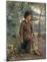 Sarabah Garden or Peasant, Painting by Cecrope Barilli (1839-1911)-null-Mounted Giclee Print