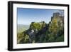 Saracen Arab Era Pepoli Castle, Now a Hotel, in Historic Town High Above Trapani at 750M-Rob Francis-Framed Photographic Print