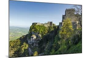 Saracen Arab Era Pepoli Castle, Now a Hotel, in Historic Town High Above Trapani at 750M-Rob Francis-Mounted Photographic Print