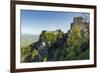 Saracen Arab Era Pepoli Castle, Now a Hotel, in Historic Town High Above Trapani at 750M-Rob Francis-Framed Photographic Print