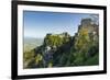 Saracen Arab Era Pepoli Castle, Now a Hotel, in Historic Town High Above Trapani at 750M-Rob Francis-Framed Photographic Print