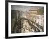 Saracen Joust in Via Larga-null-Framed Giclee Print