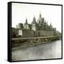 Saragossa (Spain), the Nuestra Senora Del Pilar Basilica Seen from the Bridge over the Ebro River-Leon, Levy et Fils-Framed Stretched Canvas