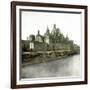 Saragossa (Spain), the Nuestra Senora Del Pilar Basilica Seen from the Bridge over the Ebro River-Leon, Levy et Fils-Framed Photographic Print