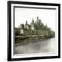 Saragossa (Spain), the Nuestra Senora Del Pilar Basilica Seen from the Bridge over the Ebro River-Leon, Levy et Fils-Framed Photographic Print