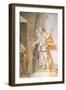 Sarah and the Angel, 1726-1739-Giovanni Battista Tiepolo-Framed Giclee Print
