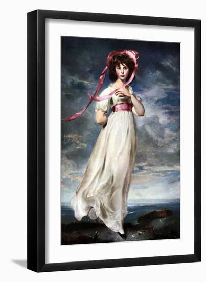 Sarah Barrett Moulin (Pinkie), 1794-Thomas Lawrence-Framed Giclee Print