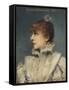 Sarah Bernhardt (1844-1923) 1875-Louise Abbema-Framed Stretched Canvas