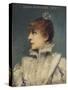 Sarah Bernhardt (1844-1923) 1875-Louise Abbema-Stretched Canvas